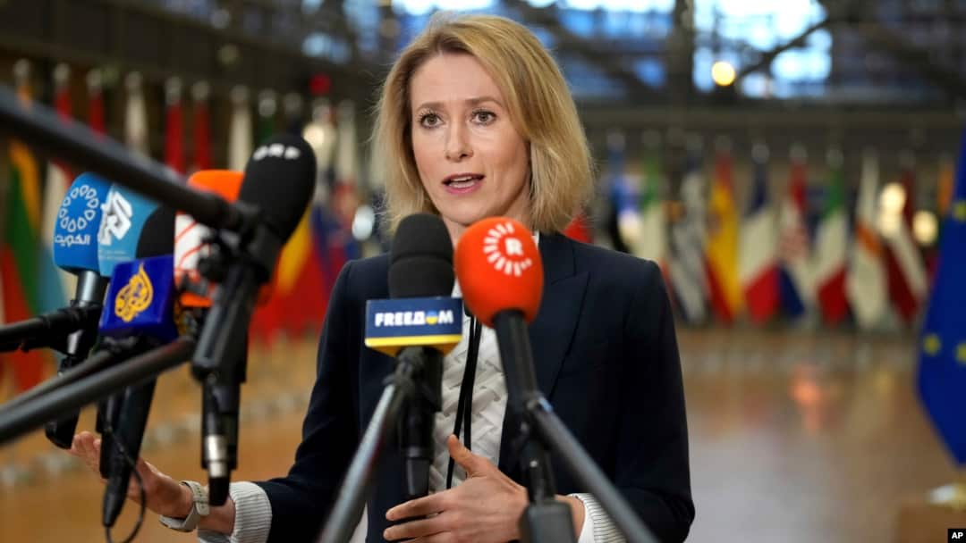 EU Foreign Policy Chief Kaja Kallas Calls for Curbing Russia’s Military Budget